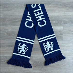 Official Navy and White Chelsea Football Club Licensed Acrylic Scarf